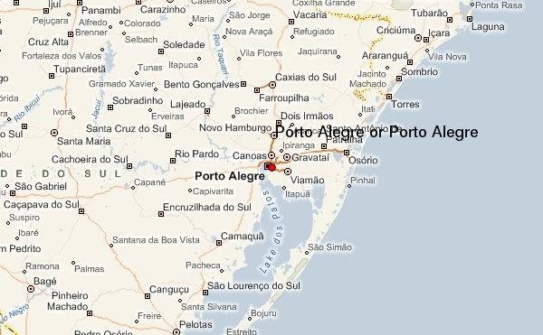 porto alegre city carte